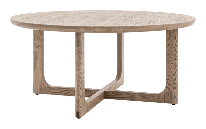 Shaker Round Coffee Table Smoked