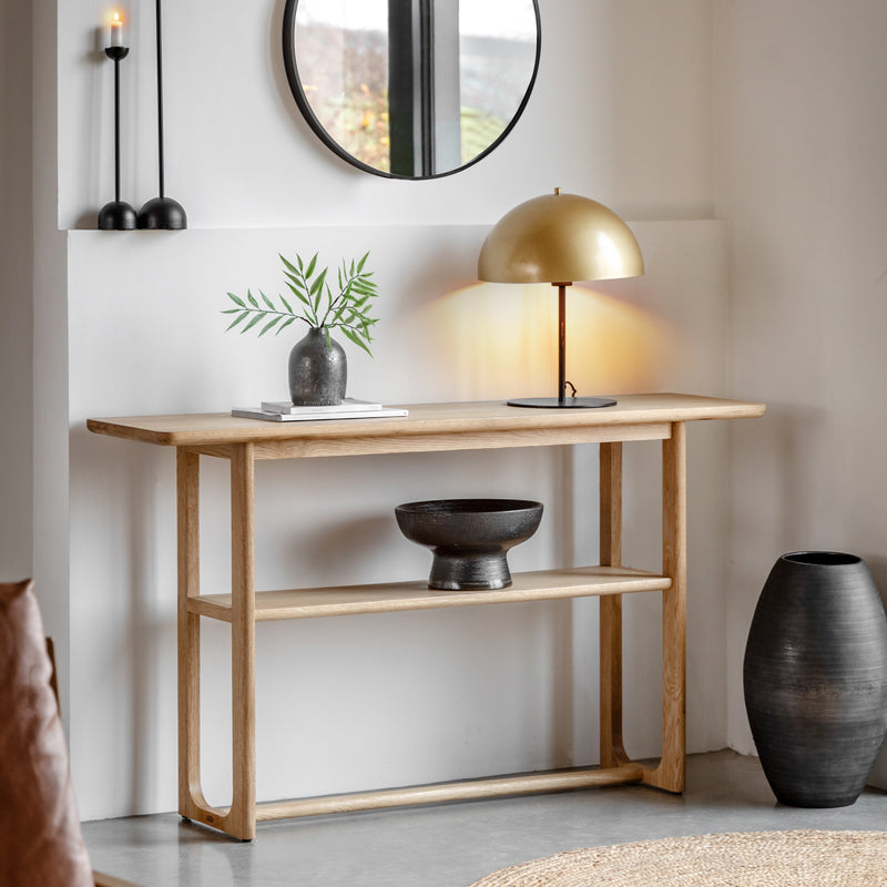 Shaker Console Table Natural lifestyle