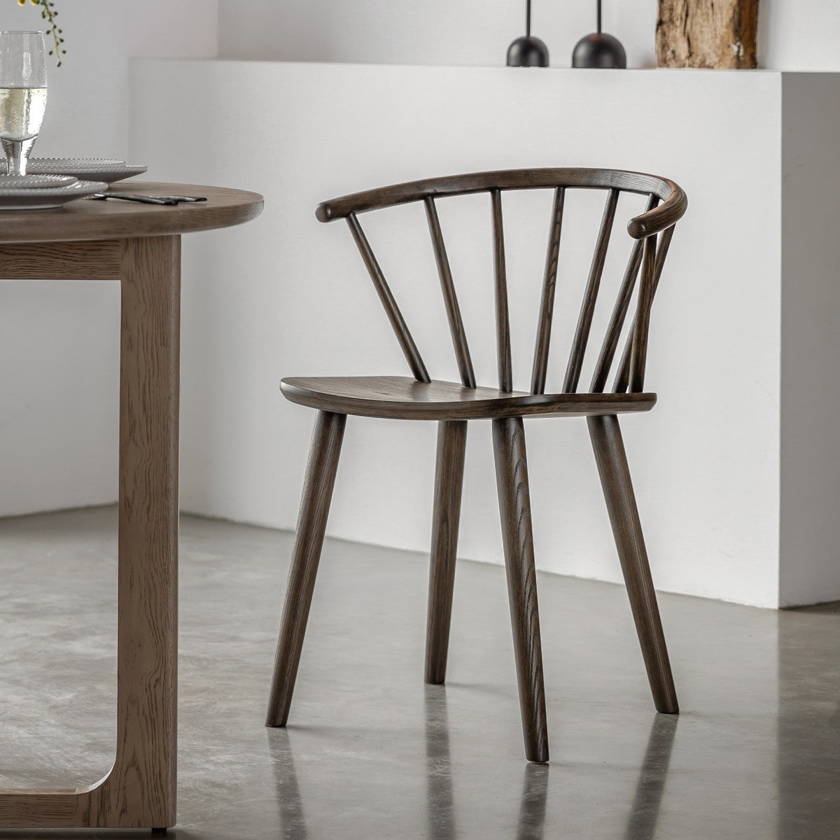 Shaker Dining Chair Mocha lifestyle