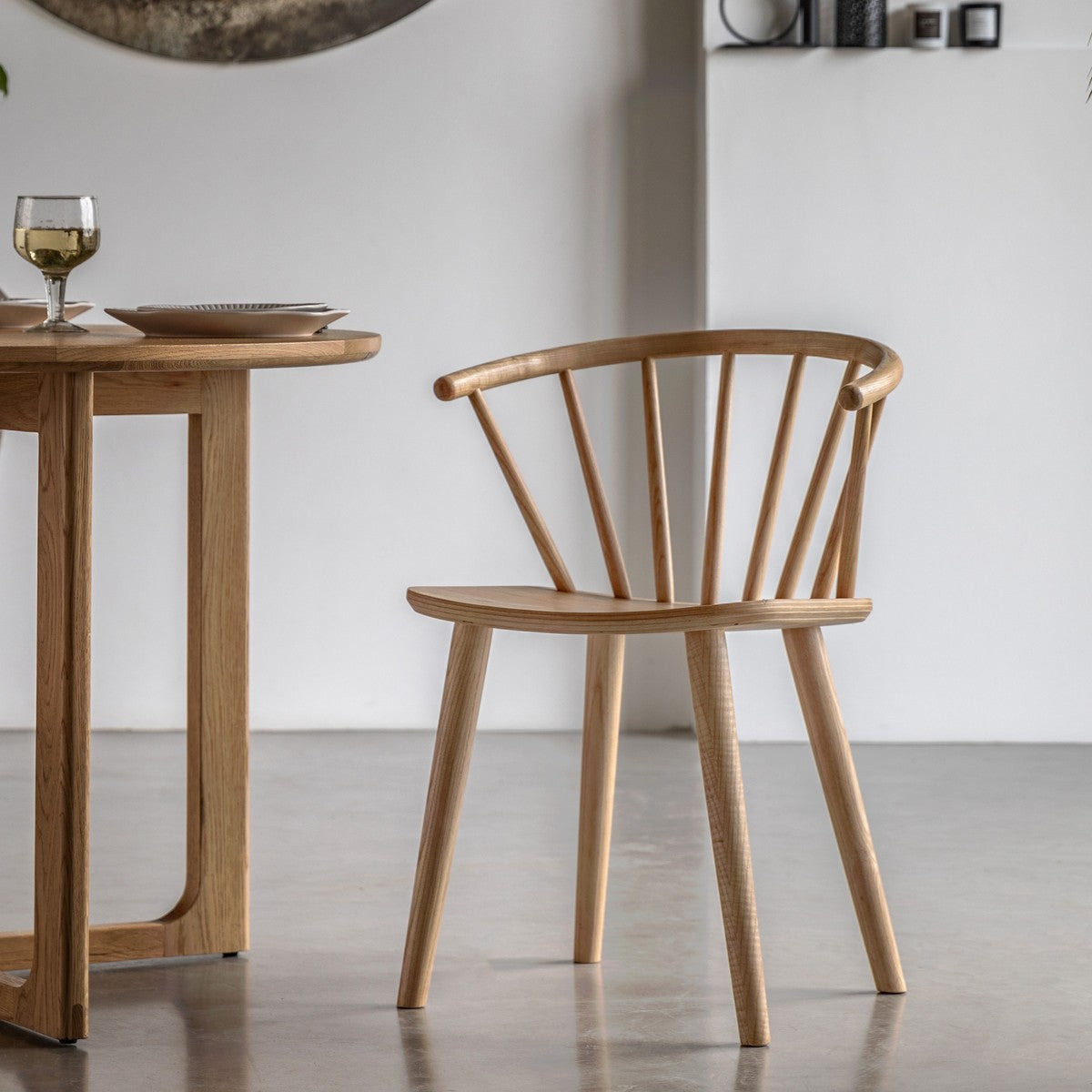Shaker Dining Chair Natural lifestyle