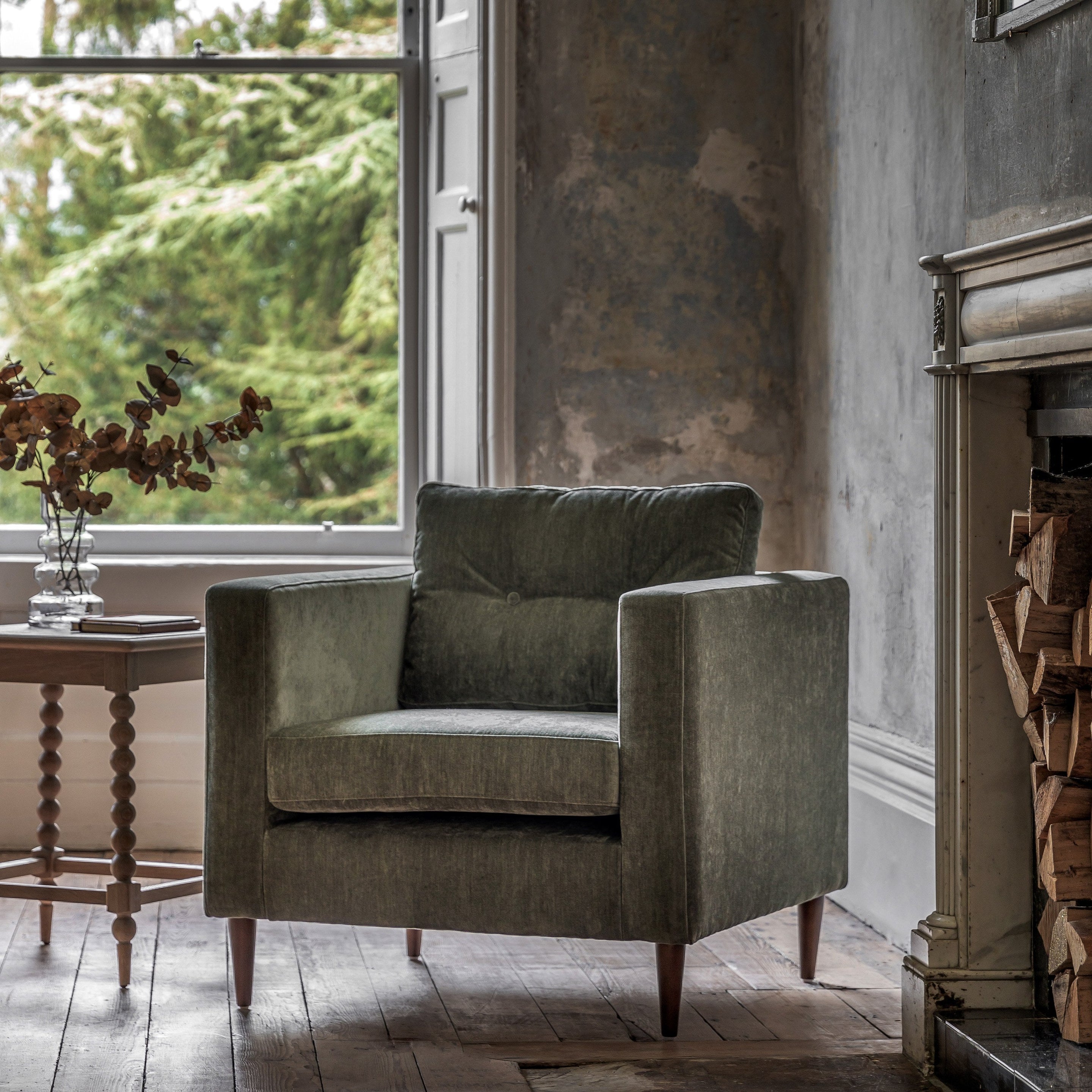 Abbott Armchair Forest lifestyle