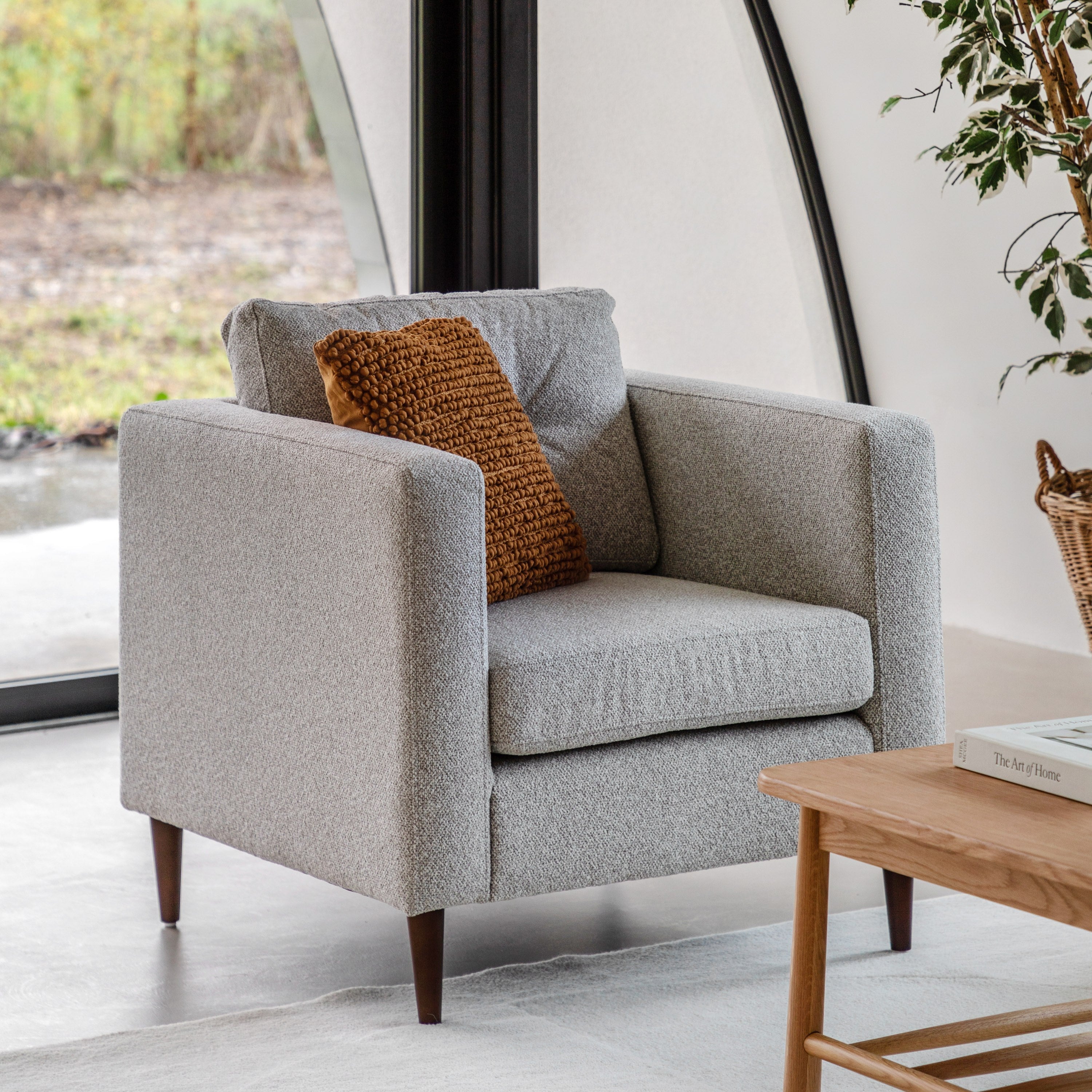 Abbott Armchair Light Grey lifestyle