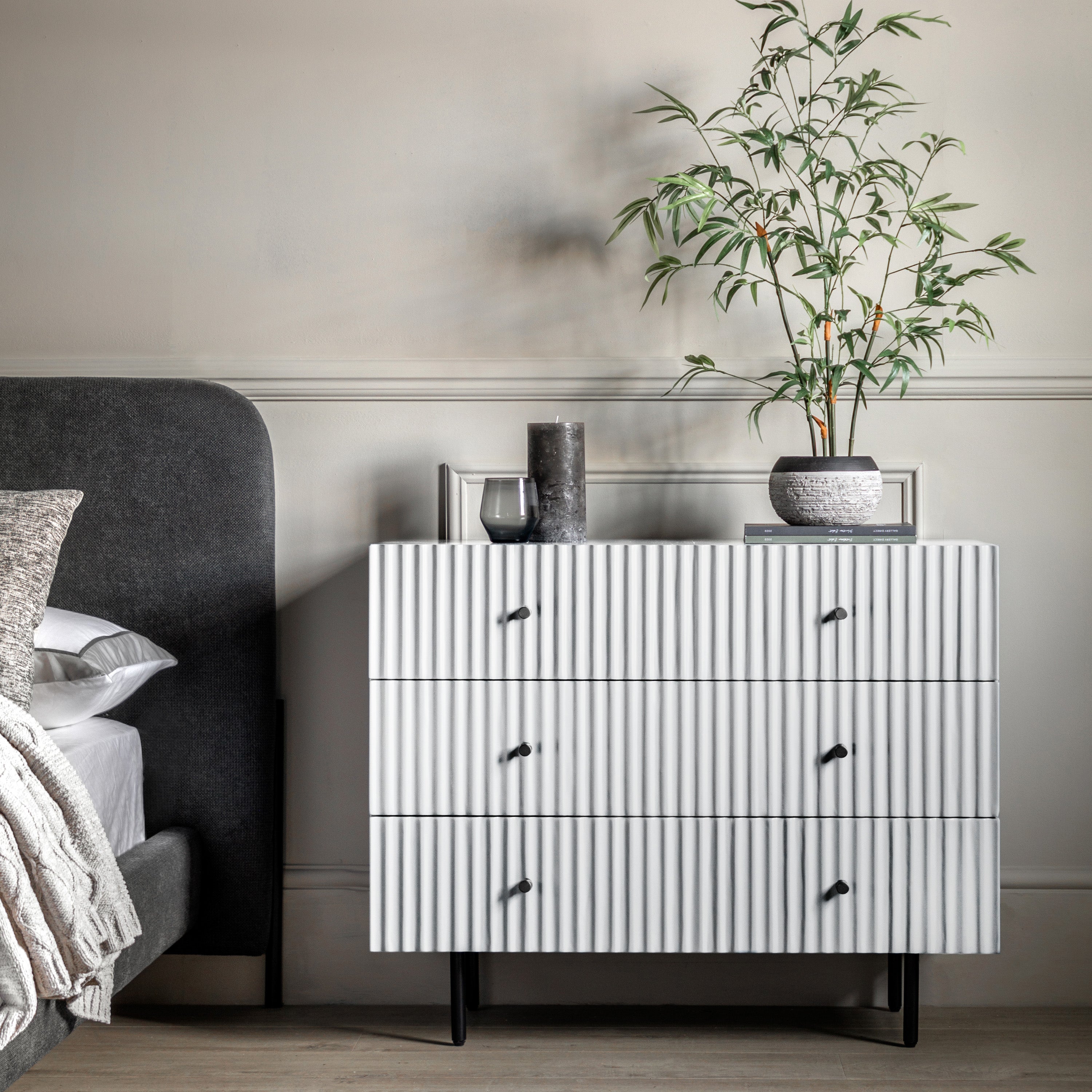 Colette Chest of Drawers White lifestyle