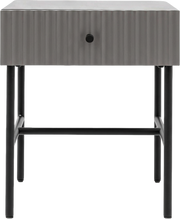 Colette Bedside Table Grey