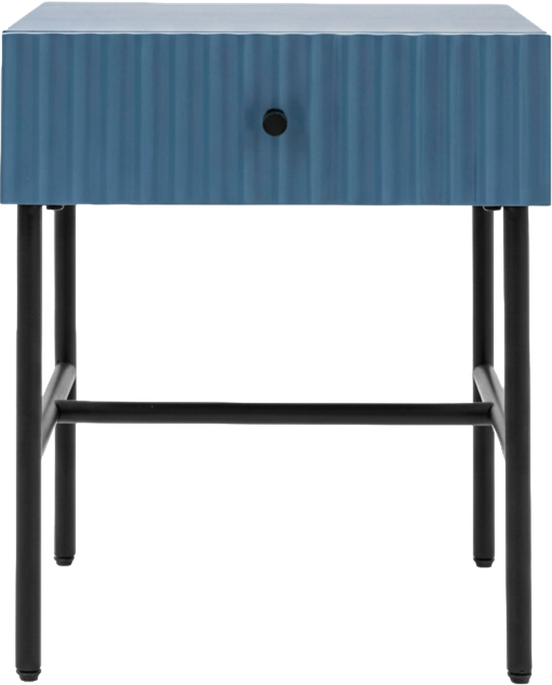 Colette Bedside Table Blue