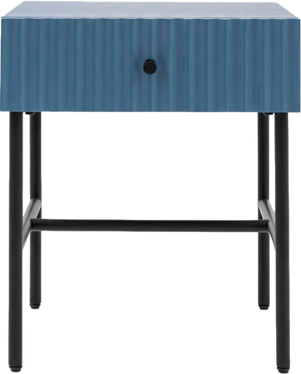 Colette Bedside Table Blue