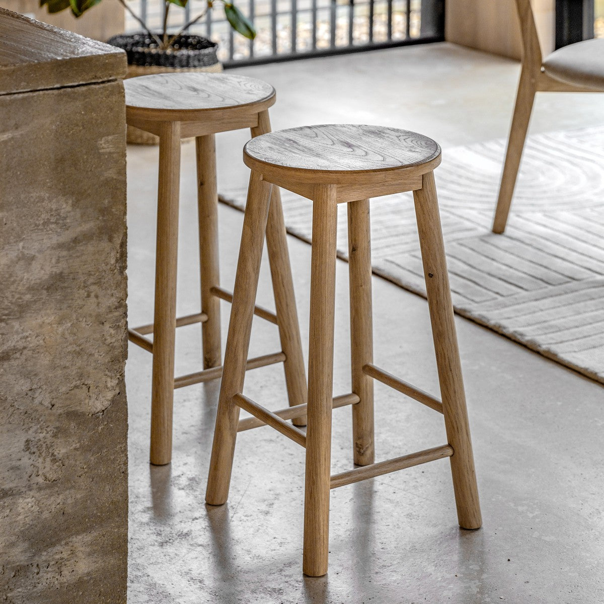 Tudor Stool Natural lifestyle