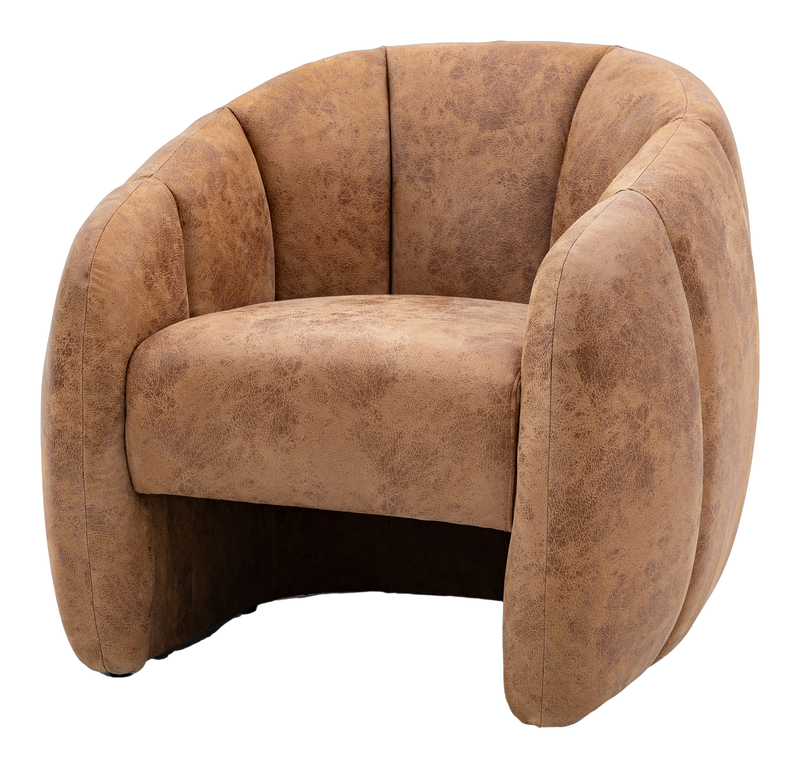 Larkin Accent Chair Antique Tan Leather