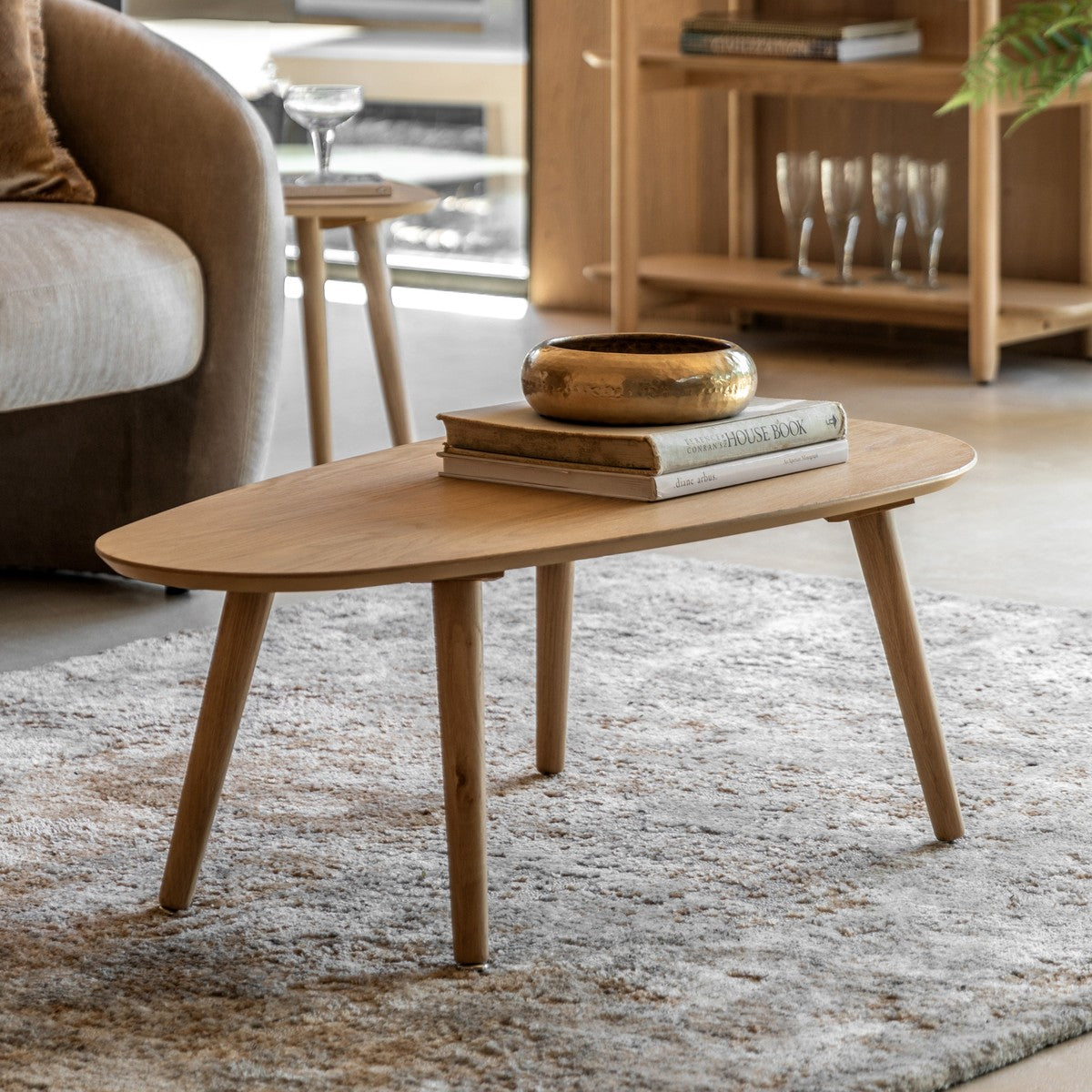 Tudor Coffee Table Natural lifestyle