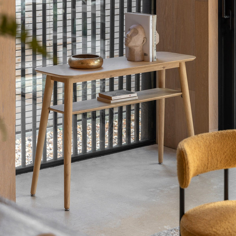 Tudor Console Table Natural lifestyle
