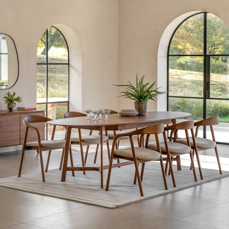Seville Dining Table Walnut lifestyle