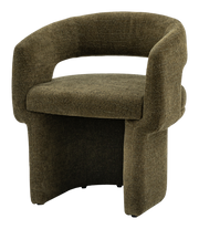 Joyce Dining Chair Green Boucle