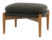 Apollo Footstool Charcoal Boucle