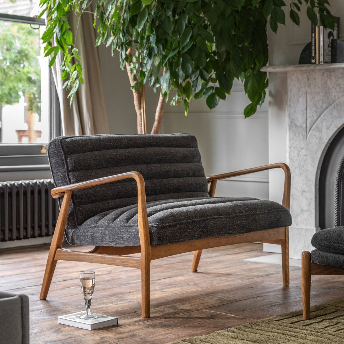 Apollo Sofa Charcoal Boucle lifestyle