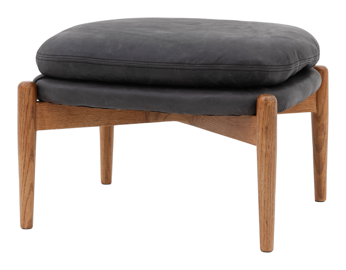 Apollo Footstool Antique Ebony