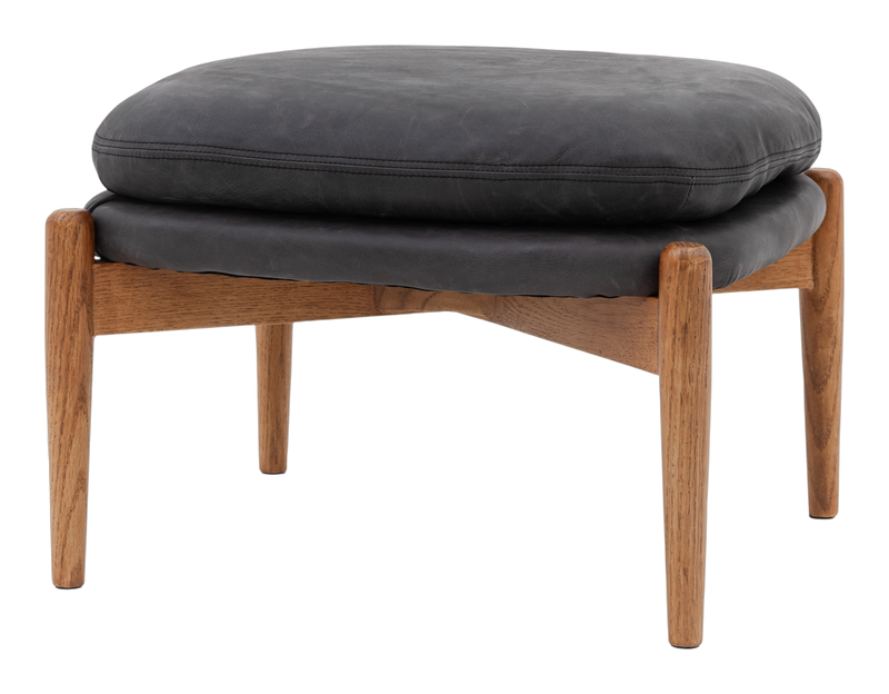 Apollo Footstool Antique Ebony