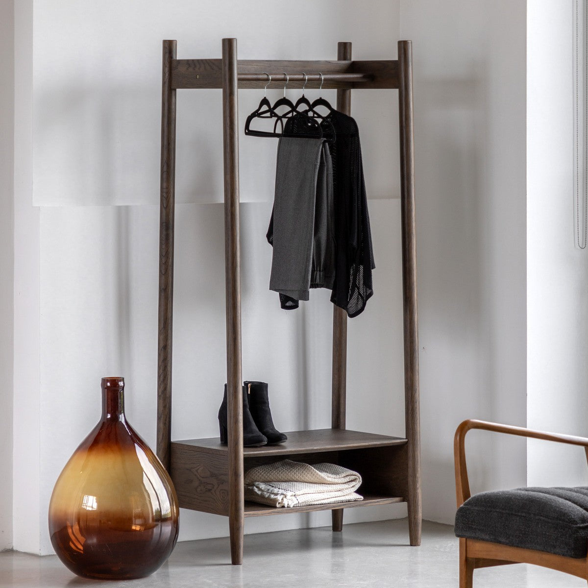 Tudor Wardrobe Walnut lifestyle