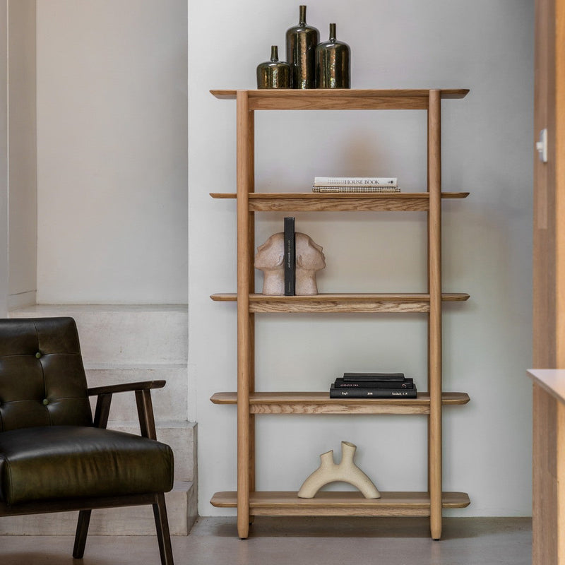 Tudor Display Unit (Tall) Natural lifestyle