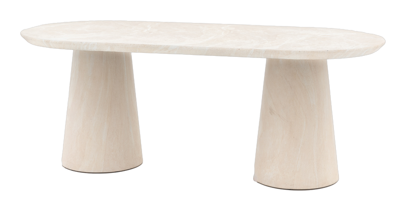 Dulwich Dining Table (Oval) Travertine