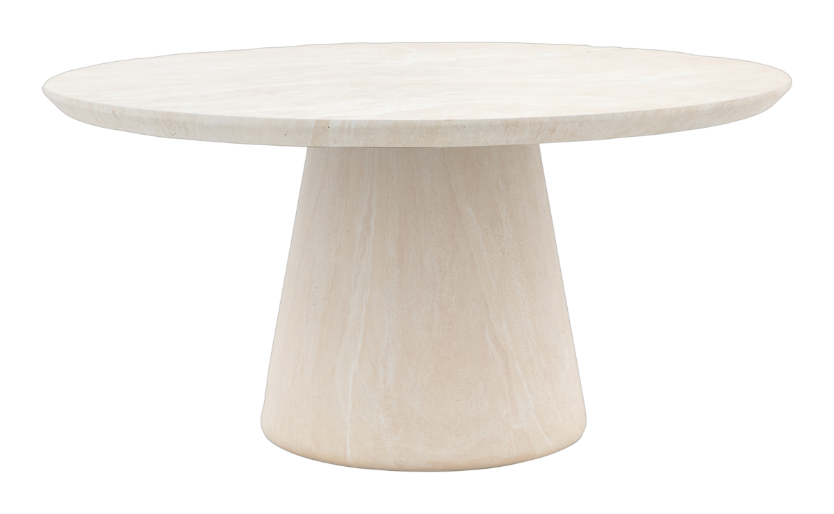 Dulwich Dining Table (Round) Travertine