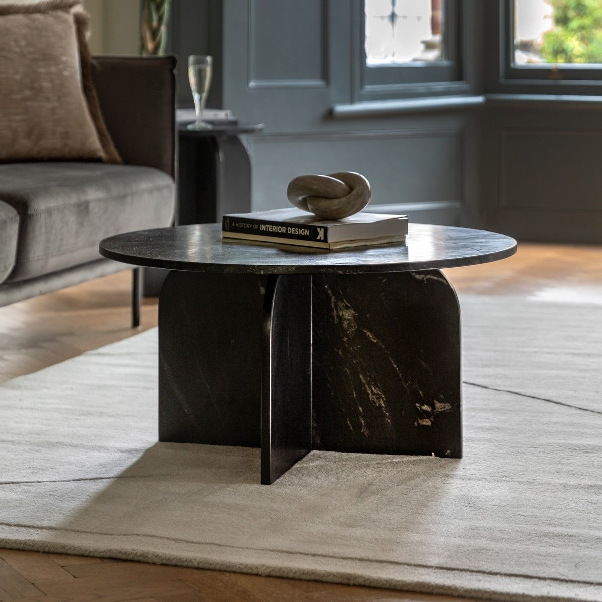 Lido Coffee Table Black lifestyle