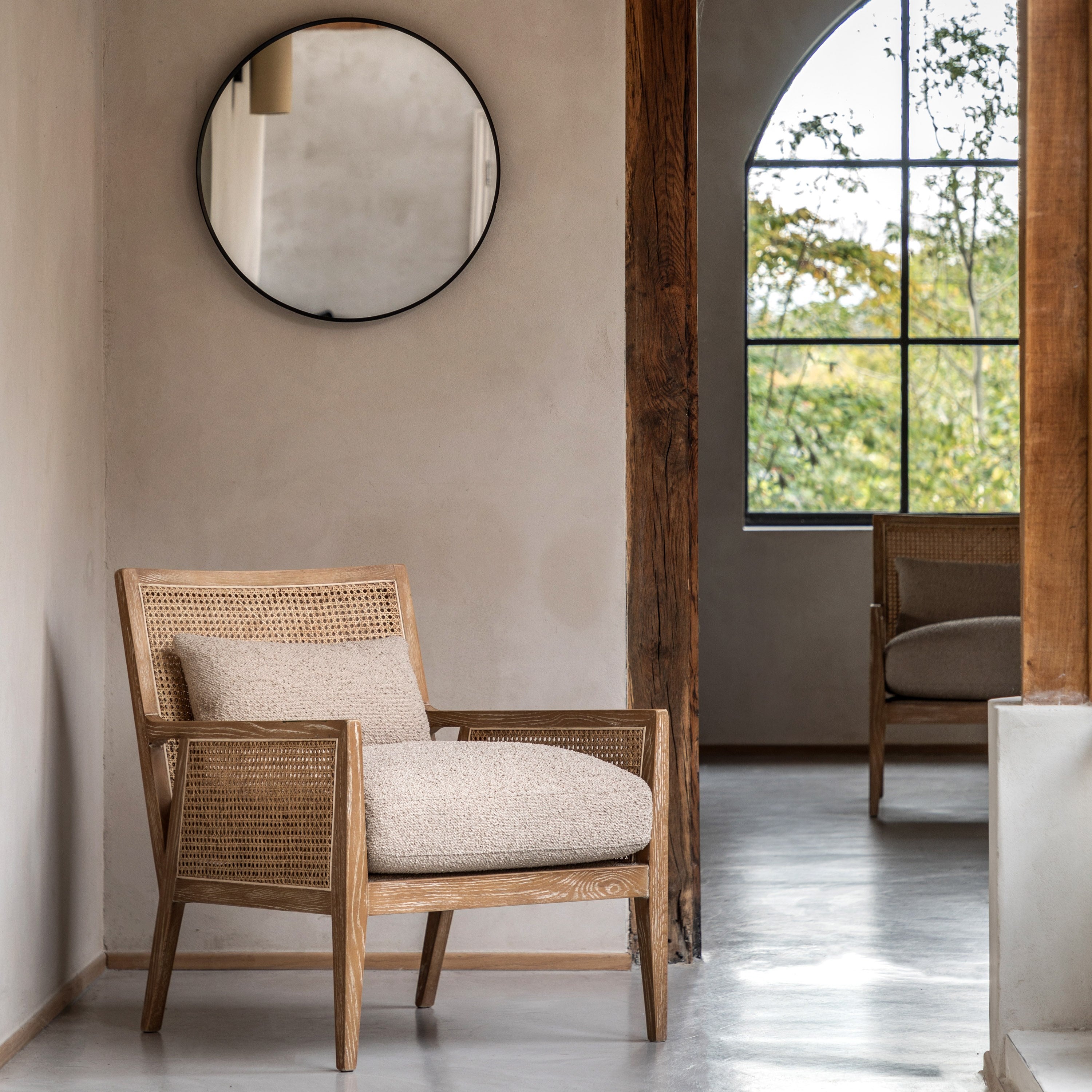 Shoji Armchair Natural lifestyle