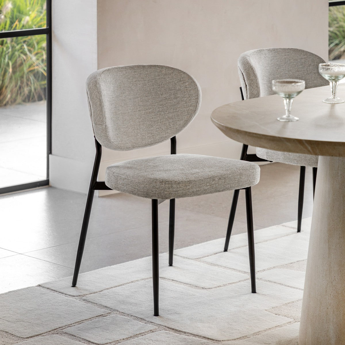 Cezanne Dining Chair Natural lifestyle