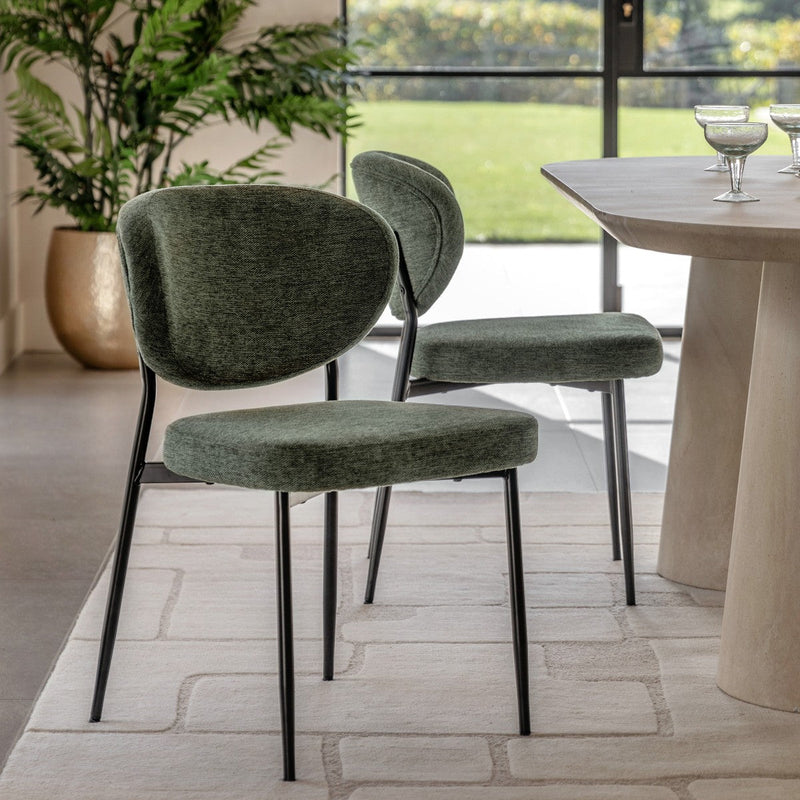 Cezanne Dining Chair Green lifestyle