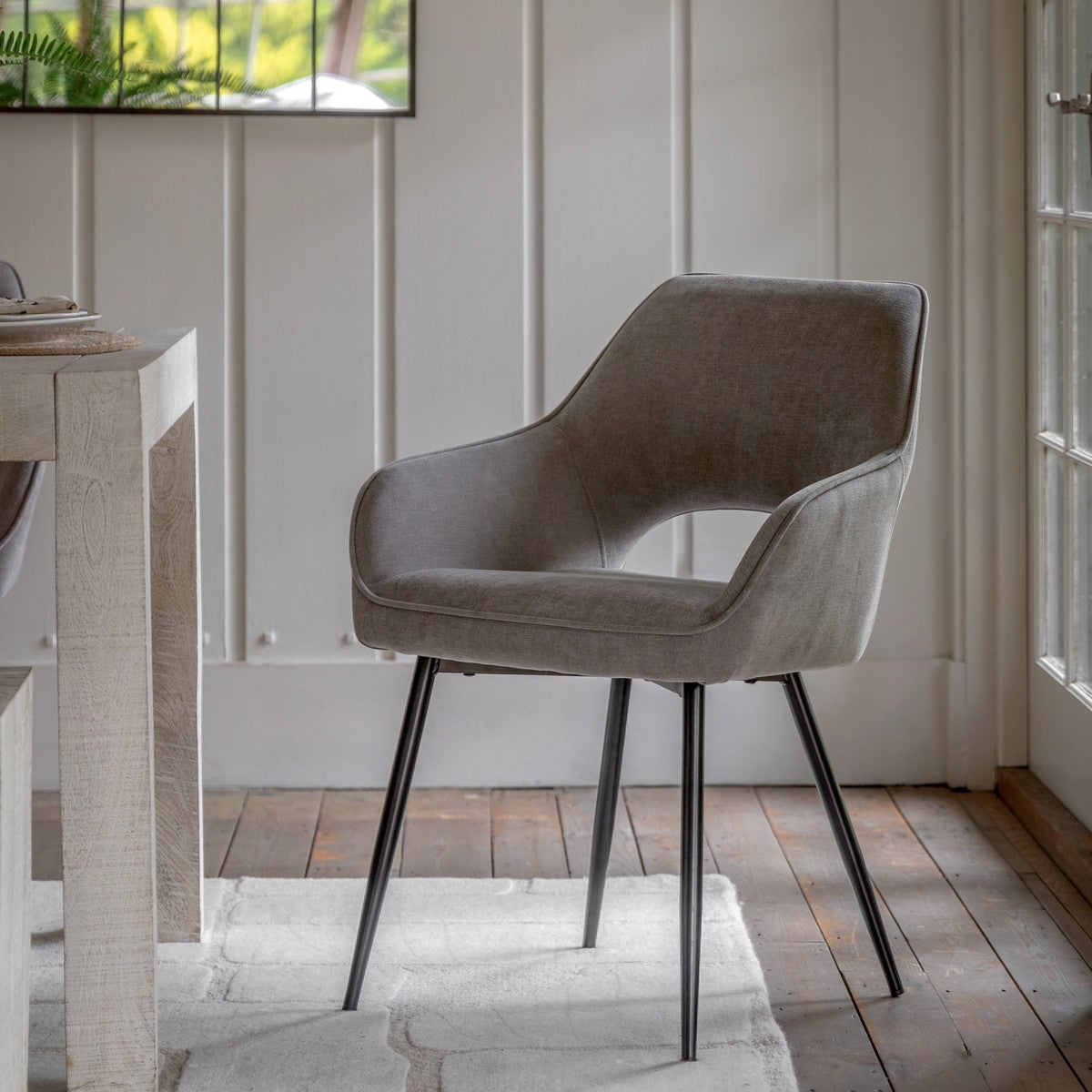 Yeats Dining Chair Grey lifestyle