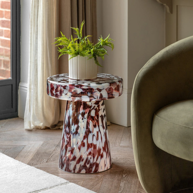 Holborn Side Table Leopard lifestyle