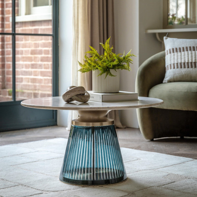 Lorca Coffee Table Blue lifestyle