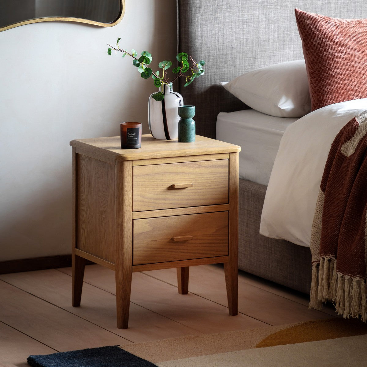 Canvas Table (Bedside) Natural lifestyle