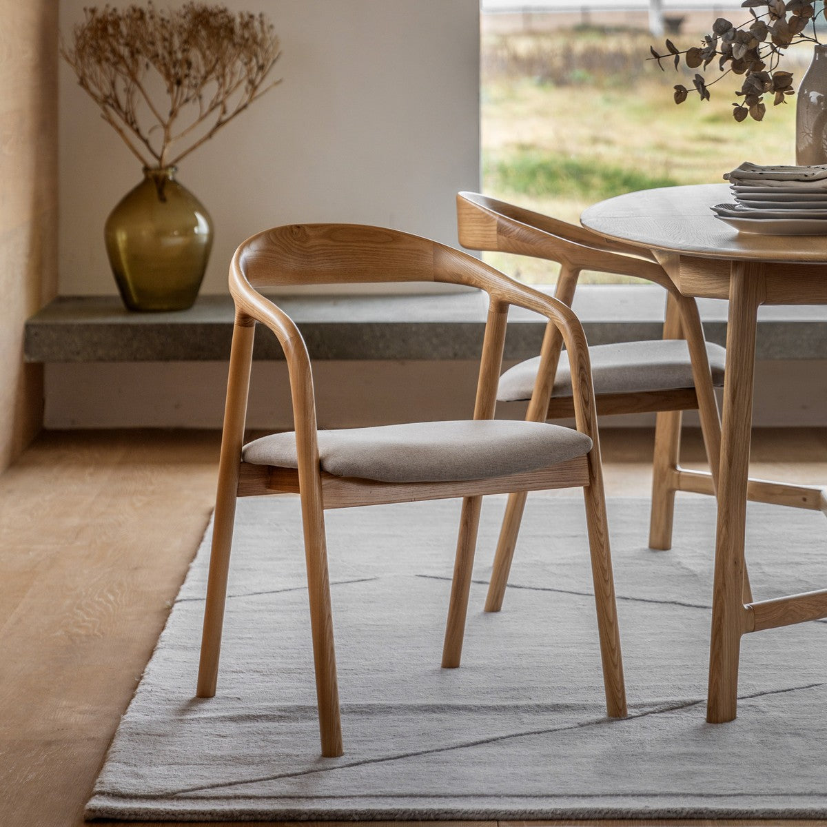 Seville Dining Chair Oak lifestyle
