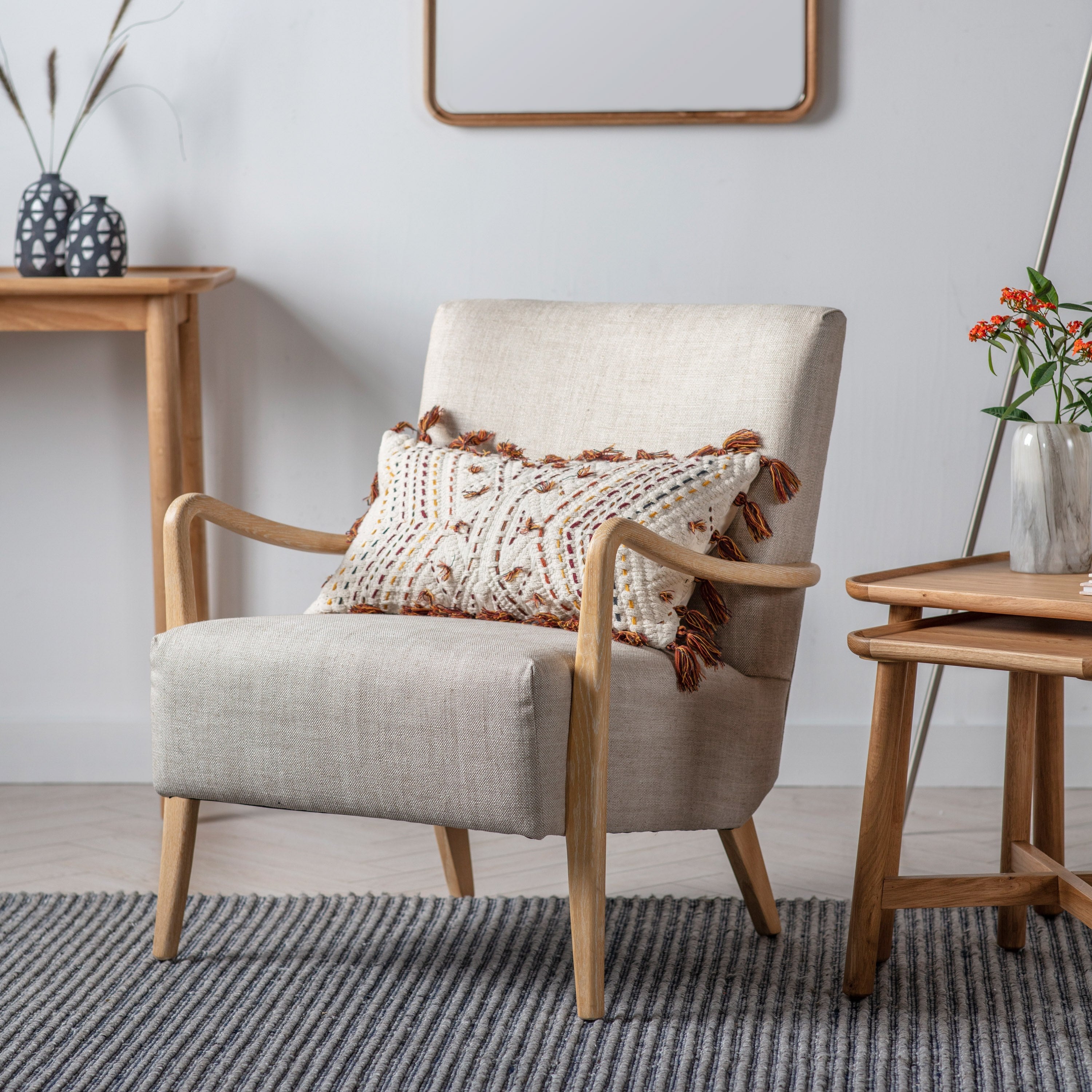 Huxley Armchair Natural lifestyle
