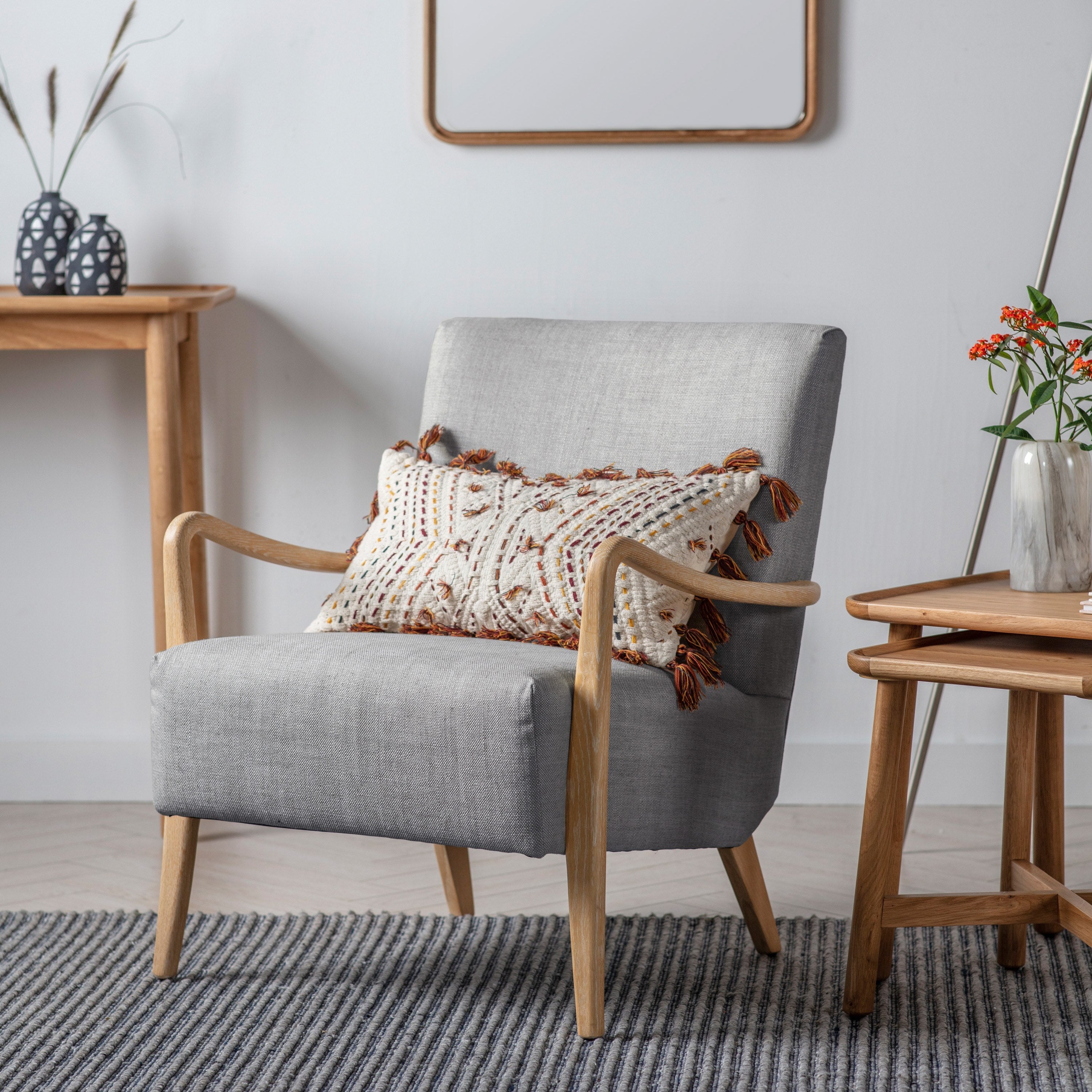 Huxley Armchair Charcoal lifestyle