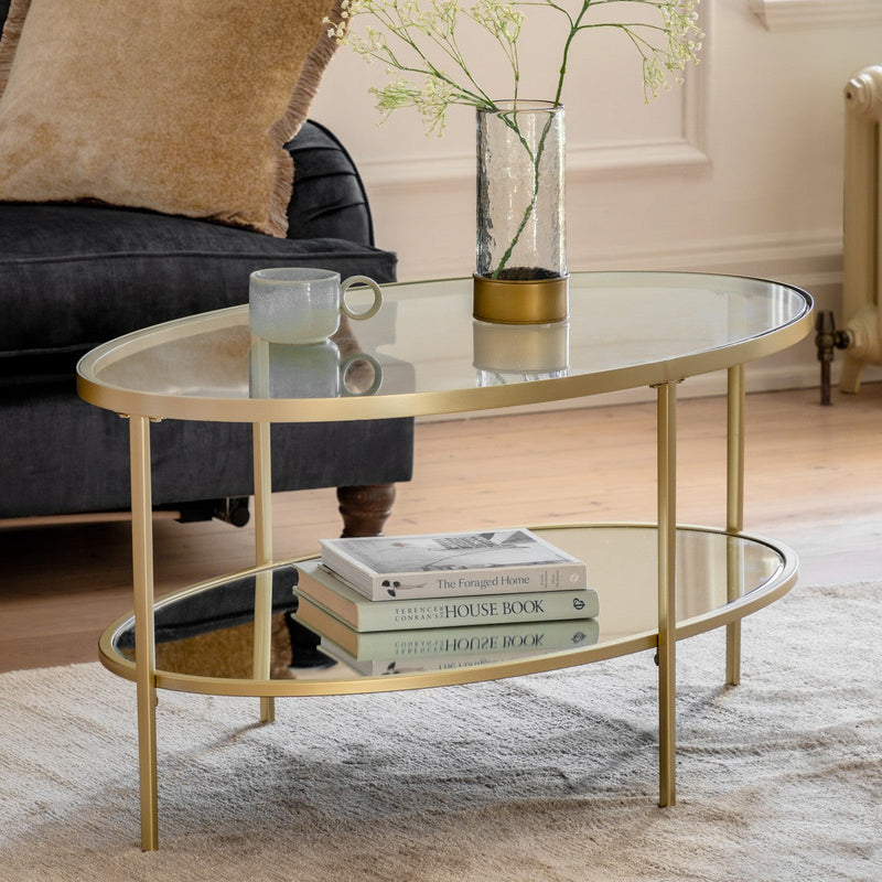 Coltrane Coffee Table Champagne lifestyle