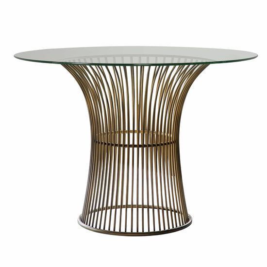 Zepplin Dining Table Bronze Gallery Direct Homebound