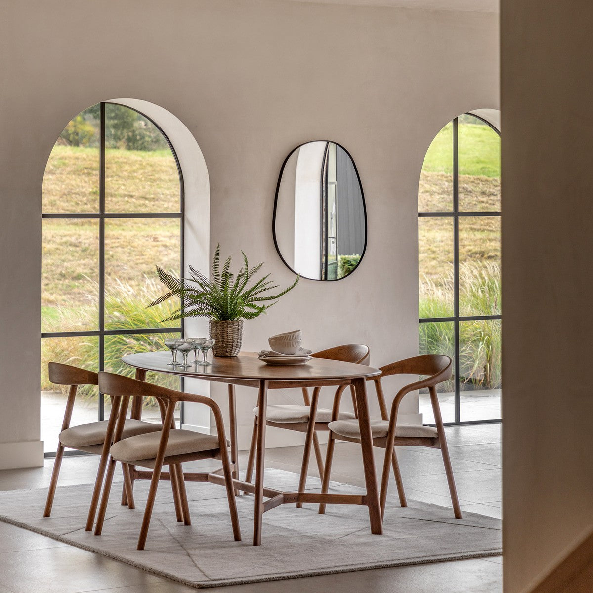 Picasso Oval Dining Table lifestyle