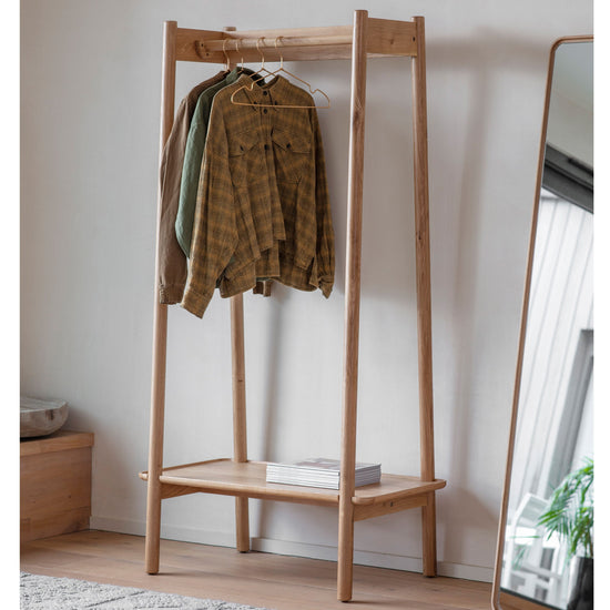 Kingham Open Wardrobe Oak Gallery Direct Homebound