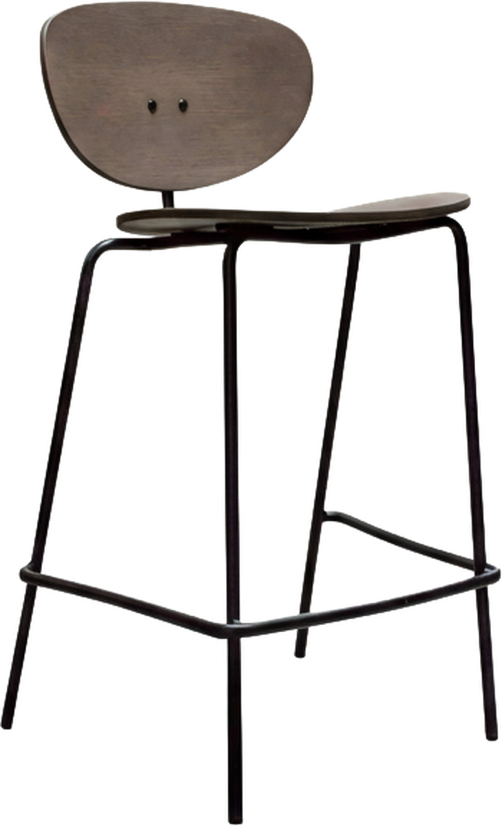 Parquet Stool Grey