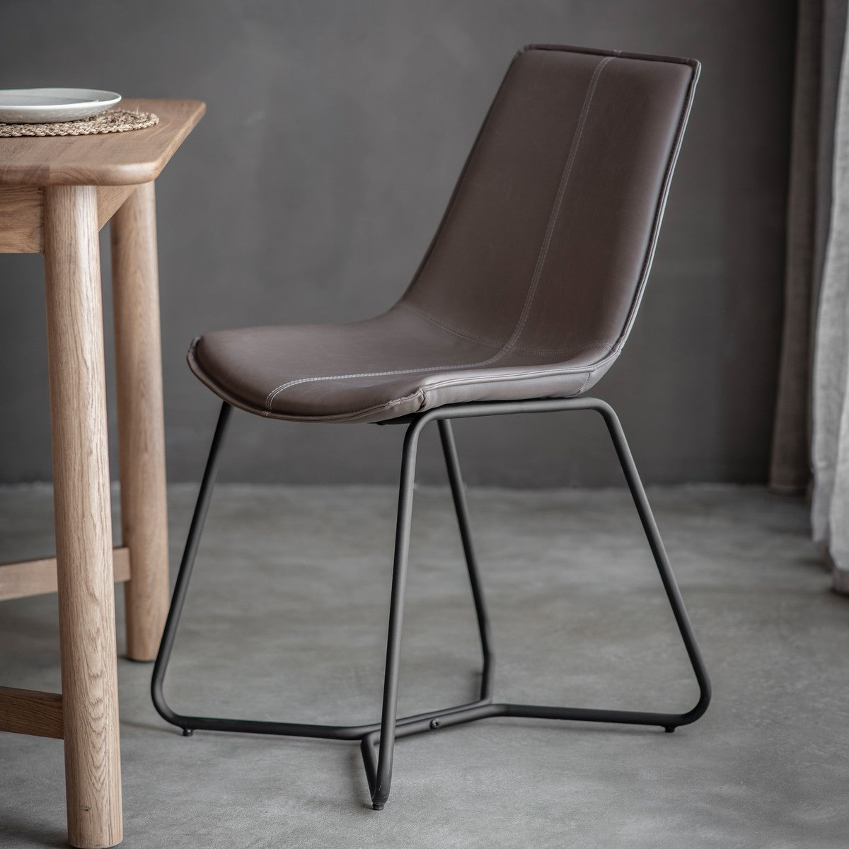 Edison Dining Chair Ember lifestyle