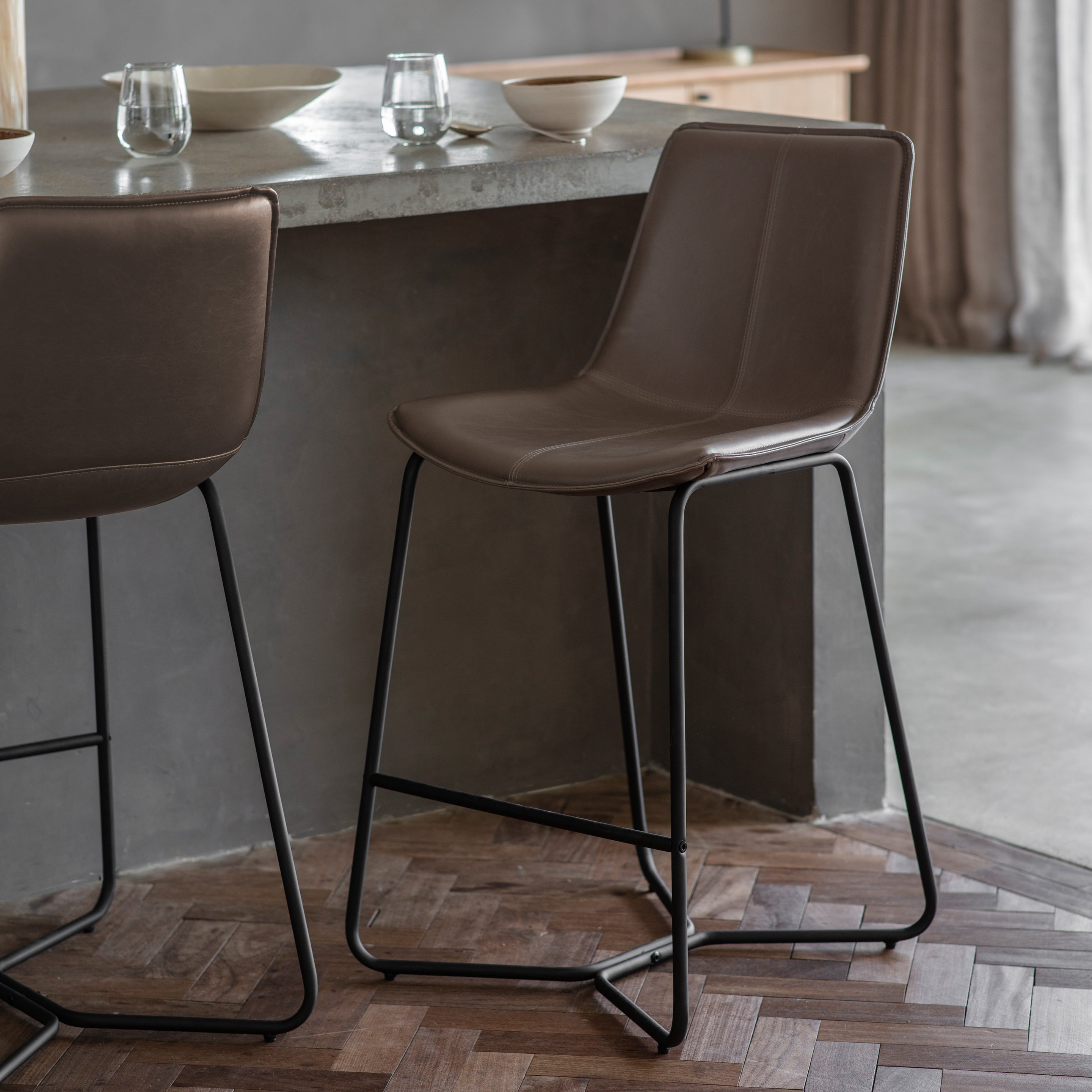 Edison Stool Ember lifestyle