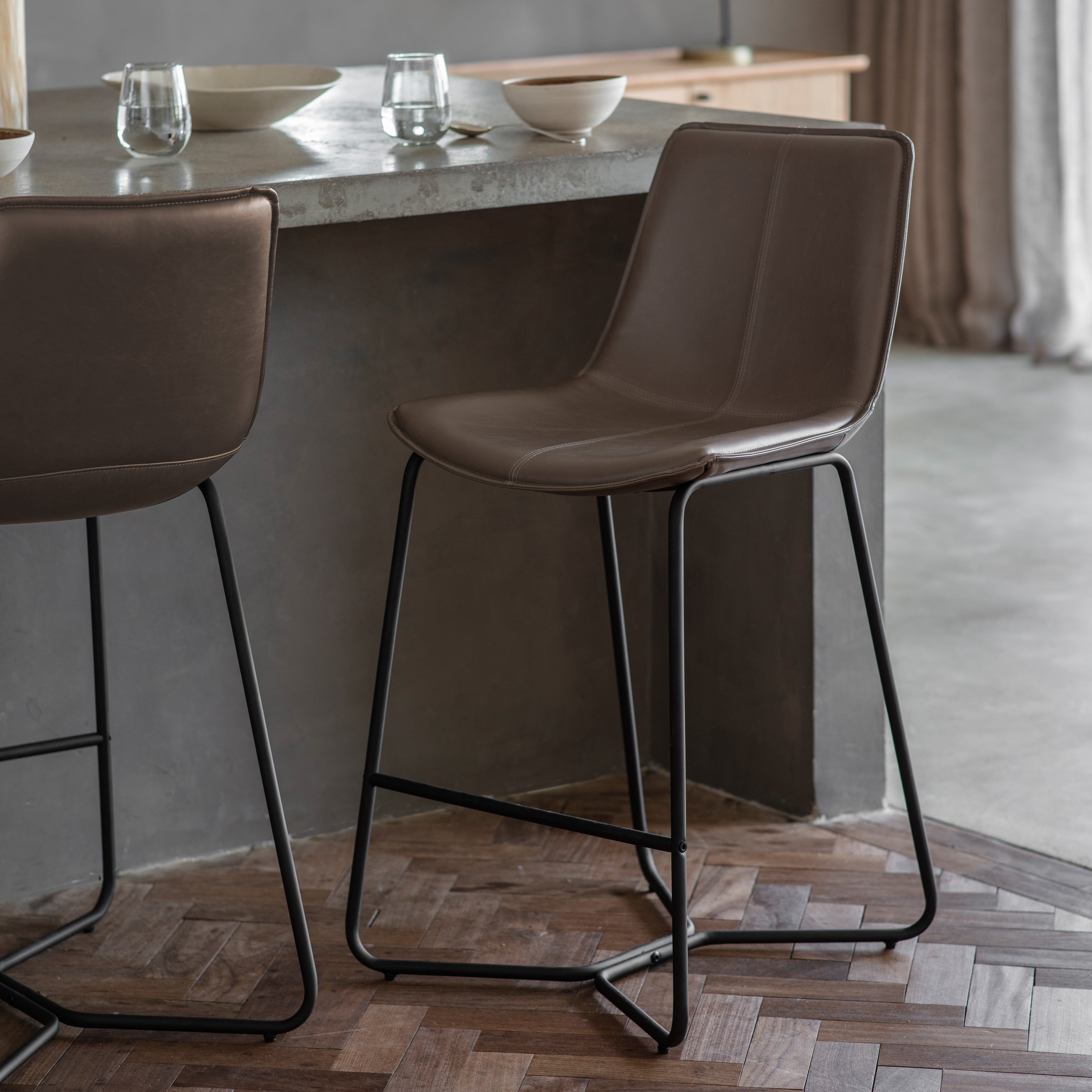Edison Stool Ember lifestyle