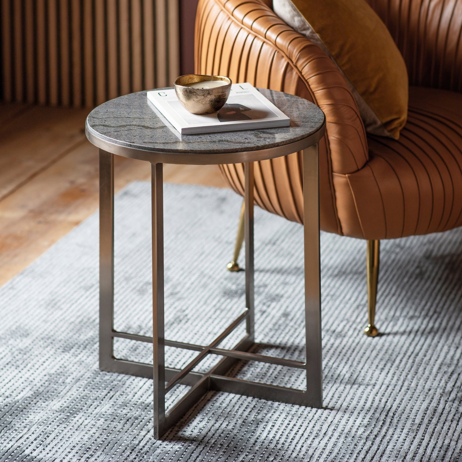 Orion Side Table Black lifestyle