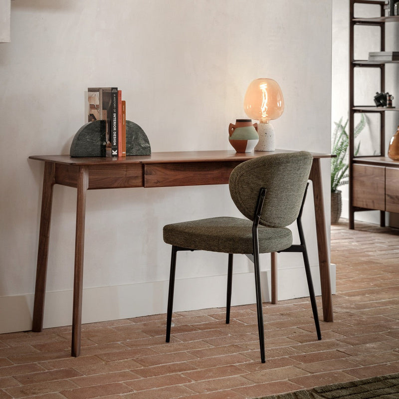 Picasso Desk Walnut lifestyle