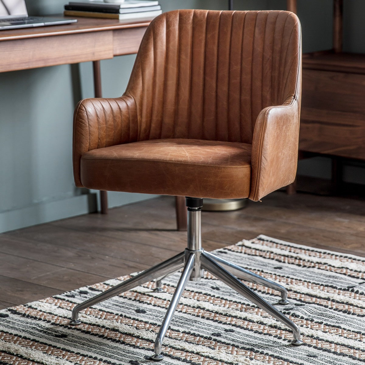 Curie Office Chair Vintage Brown lifestyle