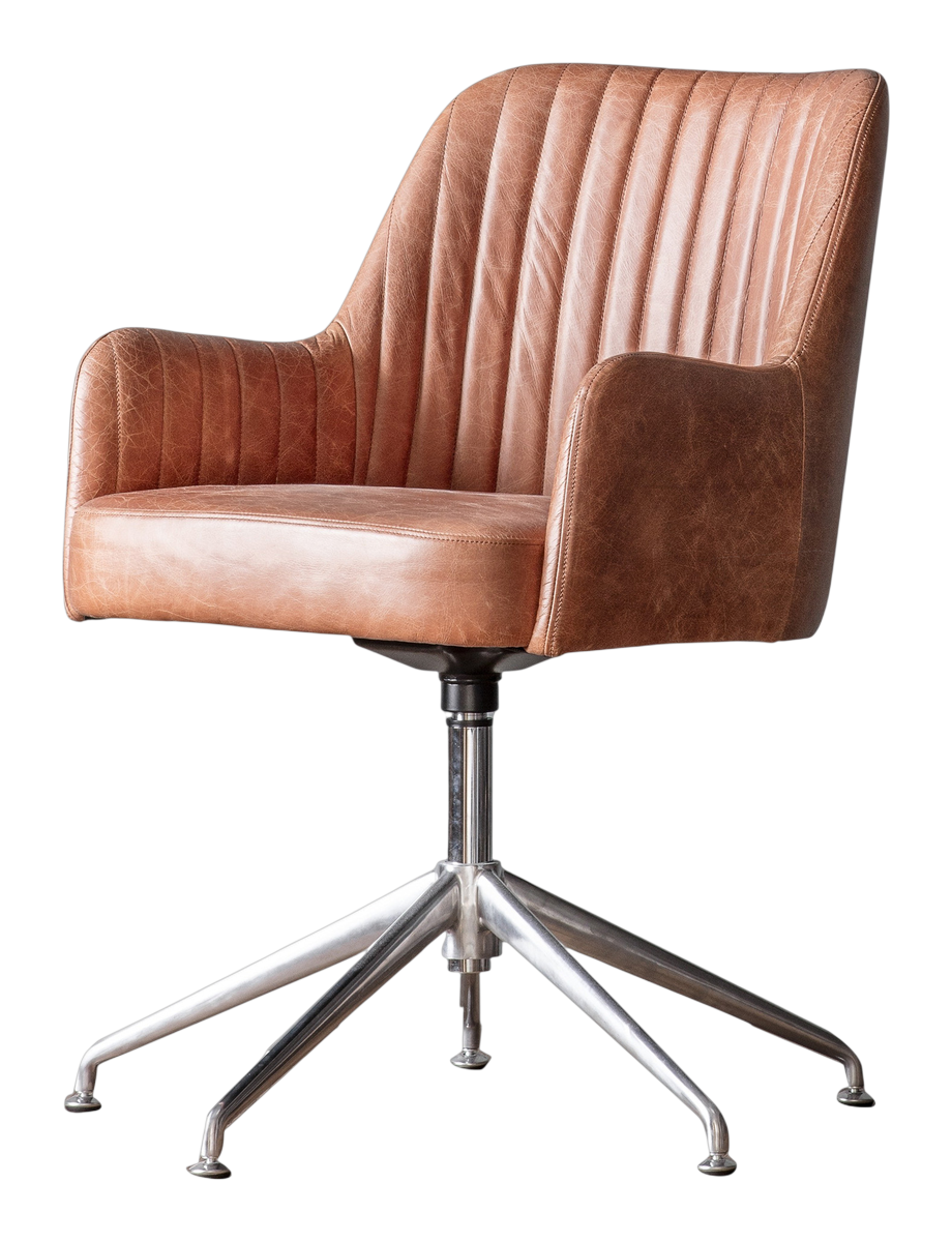 Curie Office Chair Vintage Brown