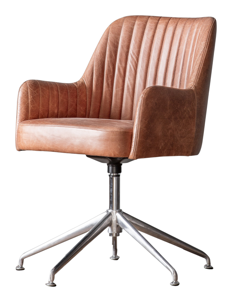 Curie Office Chair Vintage Brown