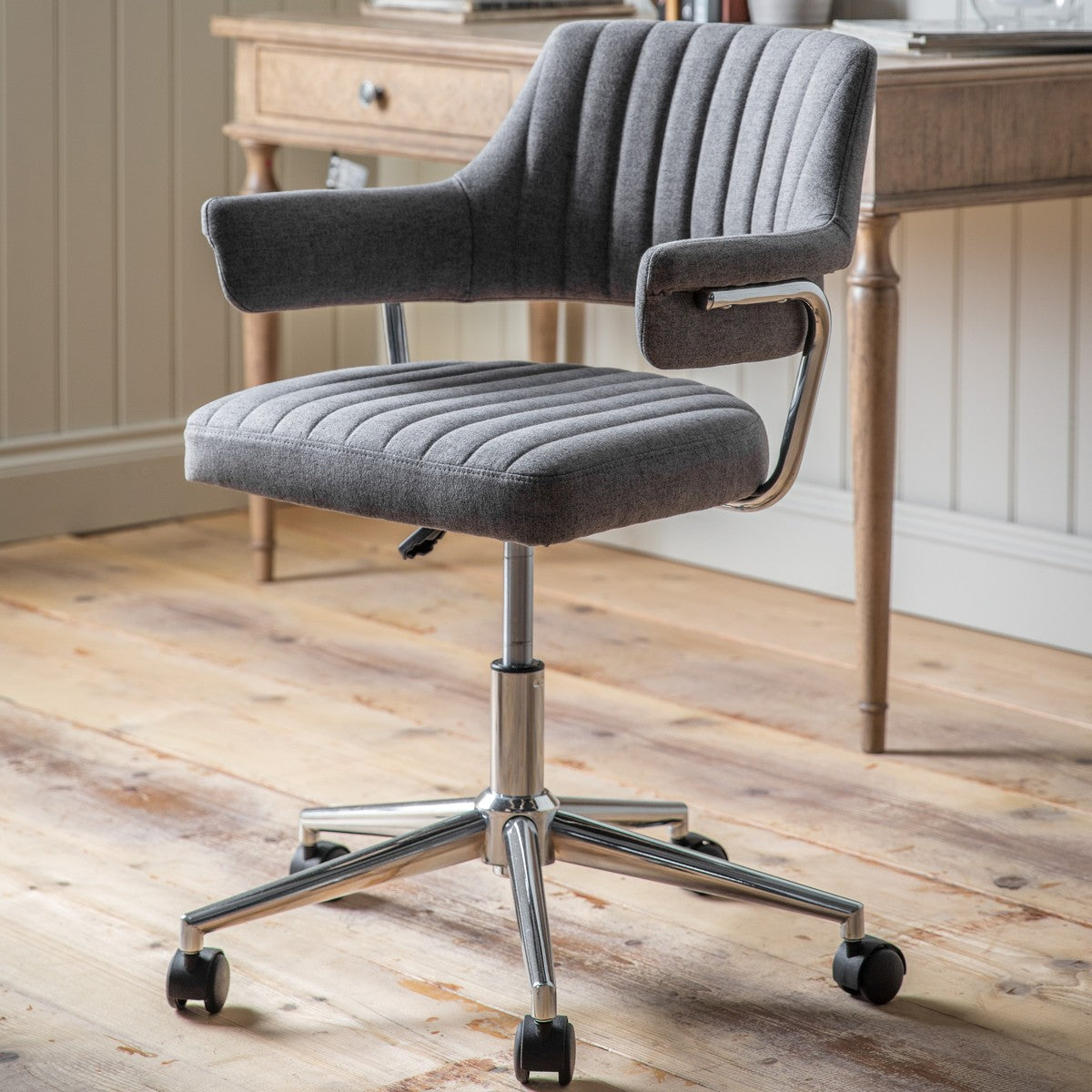 Lathe Office Chair Charcoal lifestyle