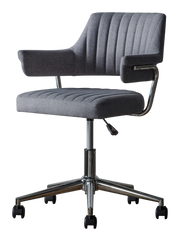 Lathe Office Chair Charcoal
